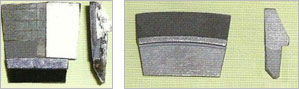 Screw Edge reinforcement tile, stellite, super hard materials(datachable), Ceramic